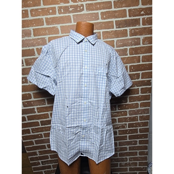UNTUCKit Men's Shirt XXXL‎ Regular-Fit Short Sleeve Button-Up Casual Shirt Dad - Picture 2 of 9